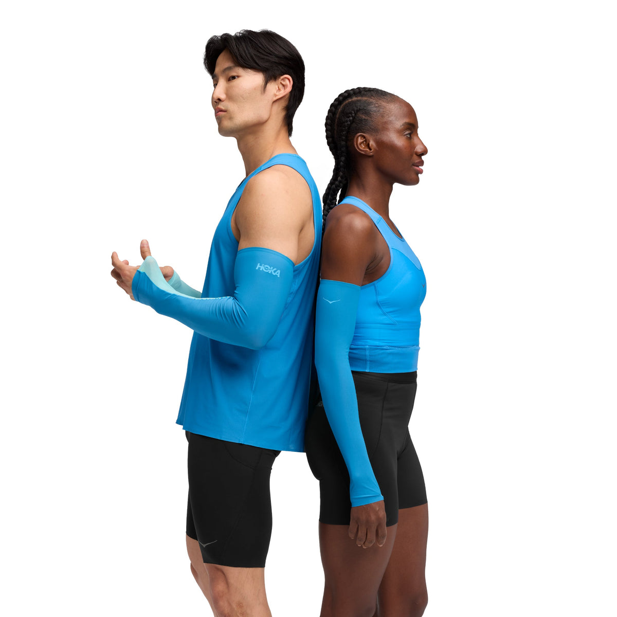 Airolite Arm Sleeves (Unisex) Hoka Blue