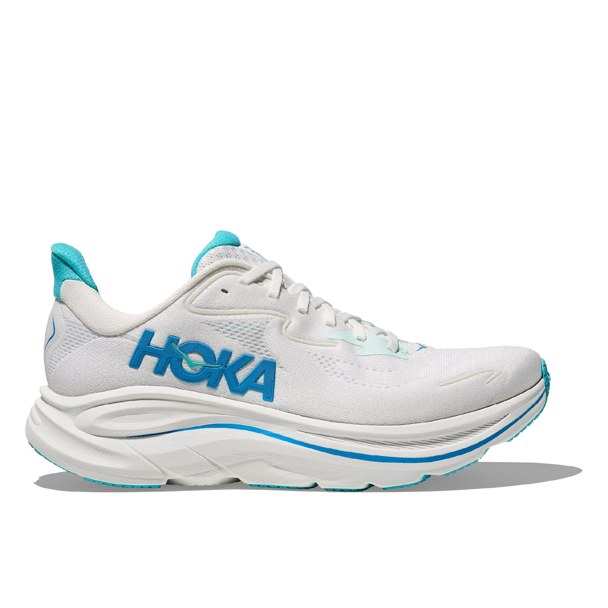 Clifton 10 (Men) White / Skyward Blue