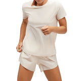 Airolite Run Short Sleeve (Women) Eggnog
