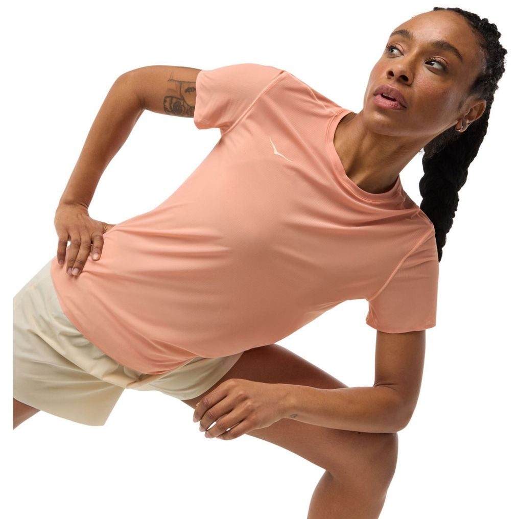 Airolite Run Short Sleeve (Women) Dry Clay