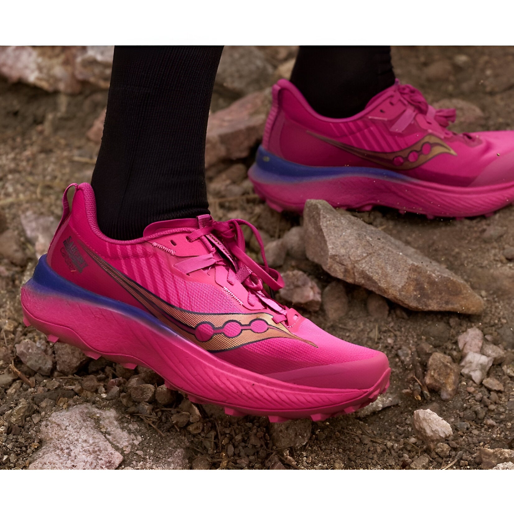 Saucony Endorphin offers Trail Running Shoes Purple Women`s